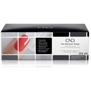 Pakke med 250 stk Shellac Remover Wraps i folie, CND