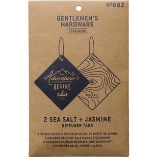Gentlemen&#39;s Hardware Sea Salt & Jasmine hængende luftfrisker til bilen 2 stk. - 2 stk.