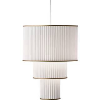 Le klint plivello pendel h64cm golden hvid e27