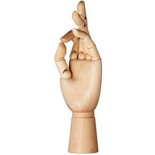 Modelhånd træ H 25 cm