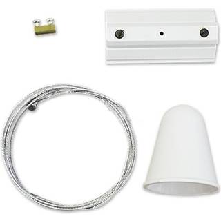 V-Tac wireophæng til skinner - Hvid, passer til V-Tac skinner, 3-faset