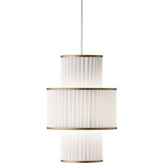 Le klint plivello pendel h49cm golden hvid e27