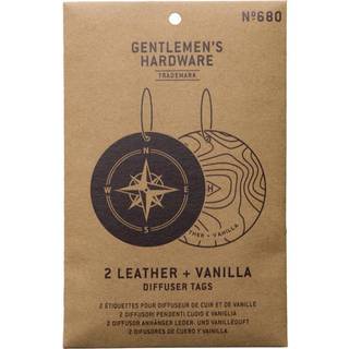Gentlemen's Hardware Car Diffuser Leather & Vanilla - Lugtfjerner