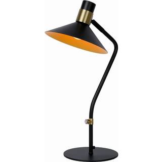 Pepijn bordlampe i sort og guld