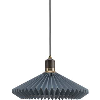 Emanuele Patton - Paris Pendel Ø40 Blå Stofskærm 744176 - Halo Design - Hos Lampeagenten