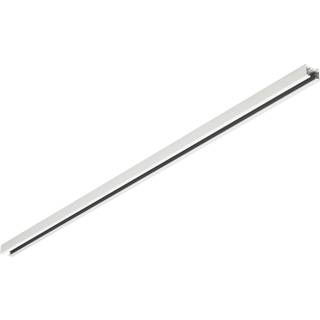dUOline 2-faset skinne, hvid mat, 100 cm