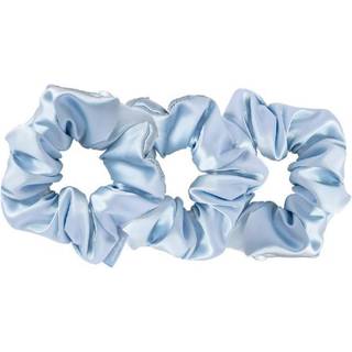 Cloud & Glow Silk Scrunchies 4 cm Sky Blue