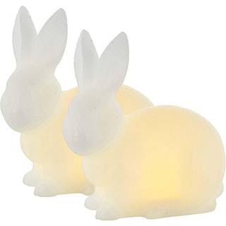 Sirius Elin LED kanin hvid 10 cm 2 stk.