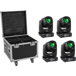 Eurolite Set 4x LED TMH-B90 + Case with wheels TILBUD NU