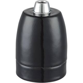 Halo Design FATNING  Porcelæn  E27 sort - 717408