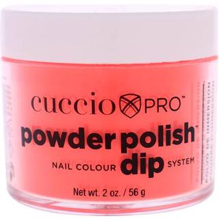 Pro pulver polsk neglefarvedipsystem - neon r?d af cuccio farve til kvinder - 1,6 oz neglepulver