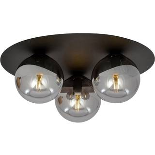 Loftlampe Solar, sort/grafit, 3 lyskilder
