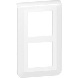 Legrand Mosaic ramme vertikal 2x2m hvi