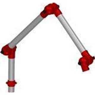 Alsident System 50 sugearm | 1125 mm | 3 led | Bordmontage - Rød