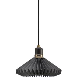 Emanuele Patton - Paris Pendel Ø24 Brun Stofskærm 744084 - Halo Design - Hos Lampeagenten