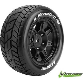 LouiseRC - T3295SB - X-Rocket dæk med MFT på fælge med 24 mm hex - 0" Offset - 2 stk