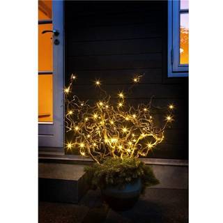 Veli line diodekæde 120 led varm hvid med timer og batteriboks