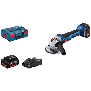 Akku vinkelsliber Bosch GWS 18V-10; 18 V; 2x4,0 Ah batt.