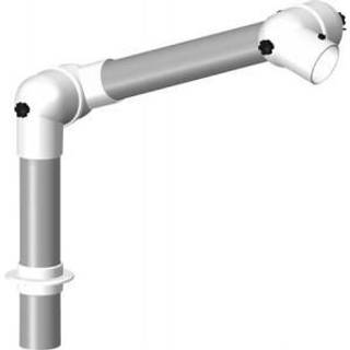 Alsident System 75 sugearm | 750 mm | 2 led | Bordmontage - Hvid