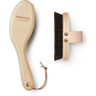 Karmameju Recharge Ionisk Tørbørste - long handle