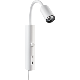 Tube Wall Hvit Usb 2700K Dim Sg Armaturen