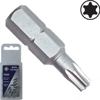 BATO Bits Torx 25mm. 10stk 1/4" - TX20