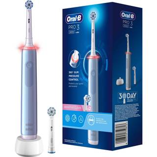Oral-B Pro 3 3000 Sensitive El-tandbørste Ekstra Børstehoved