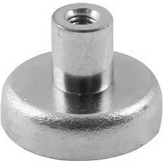 Ferrit pottemagnet Ø16 mm med M3 gevindbøsning (15N)
