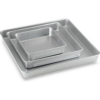 Wilton - Performance Pans, Bageformsæt, Firkantet Cake Pans 20, 35 og 40 cm,