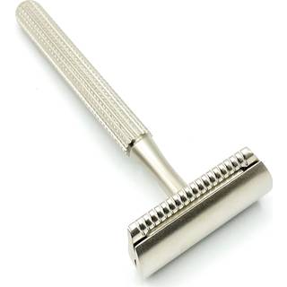 Parker Shaving 78R Satin Chrome- Unisex Textured Long Handle Three piece Safety Razor
