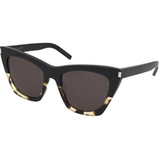 SAINT LAURENT Kvinde SL 214 KATE 010 Solbriller Acetat Havana Sort Cat Eye Normal