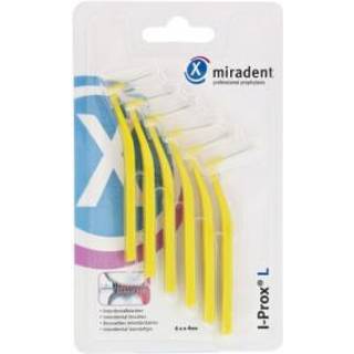 Mellemrumsbørster Miradent I-Prox L x-fine 0.5 mm GUL