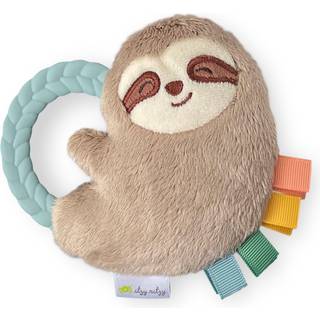 Itzy Ritzy - Ritzy Rattle Pal Plush Rattle Pal med Teether Sloth (PRT8317)