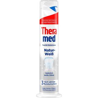 Theramed Natural White Tandpasta Pumpe-Dispenser