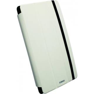 Krusell Universal Tablet Læder Cover Hvid (Maks Str. 265 x 180 mm)