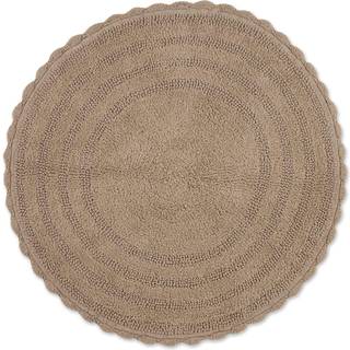 DII hæklet samling reversibel bademåtte runde 27,5 """" Diameter sten