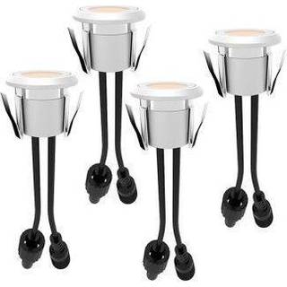Llitt Allan Decklight kit 4-pack inkl strömadapter 12V 3000K 10lm IP67