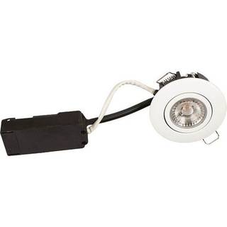 Scan Products D.T. Luna LP 230V Dæmpbar Flimmerfri 6.2W 3000K Ra95 IP44 Mat Hvid Rund.