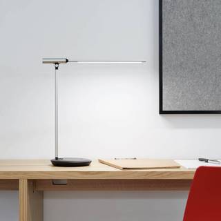 LED-bordlampe MAULrubia, sølvfarvet, dæmpbar, CCT