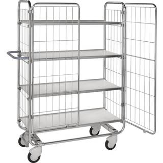 Kongamek 120 x 42,5 elektrogalvaniseret hyldevogn ESD 8000-serien KM8000-4XL-ESDB