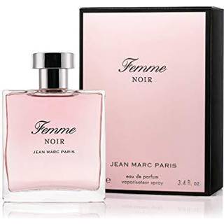 Jean Marc Paris femme noir eau de parfum spray 100 ml Kvinders blomsterparfume 3.4 fl. Oz Noter af jordbær Sweet Pink Rose og Vanilla