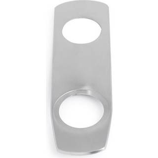Habo Dækplade 60, 215 mm Borstad krom