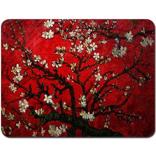 Meffort Inc Standard 9,5 x 7,9 tommer musepude - Vincent Van Gogh Cherry Blossoming