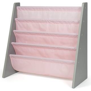 Humble Crew Book Organizer Kids Bookhelf Gray/Pink
