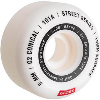 Globe G2 Conical Street 53mm Hjul - Uni - white/essential