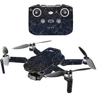 Mightyskins kompatibel med DJI Mini 2 Portable Drone - Dark Shimmer Marble | Beskyttende holdbar og unik vinylmærkatindpakningsdæksel | Let at an