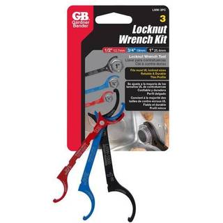 Gardner Bender LNW-3PC LNW Locknut-skruen?gle Assorteret