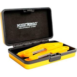 MusicNomad MN673 5 pc. Diamond Coated Bass Nut Slotting File Set med opbevaringssag