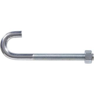 National Hardware N232-884 2195BC J Bolt i zinkbelagt