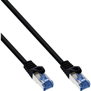 Cat 6A S/FTP Netværkskabel - Udendørs - Sort - 0.5 m